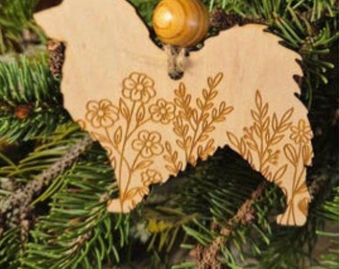 Icelandic Sheepdog Wooden Ornament