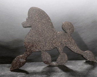 Moving Poodle 6" Magnet