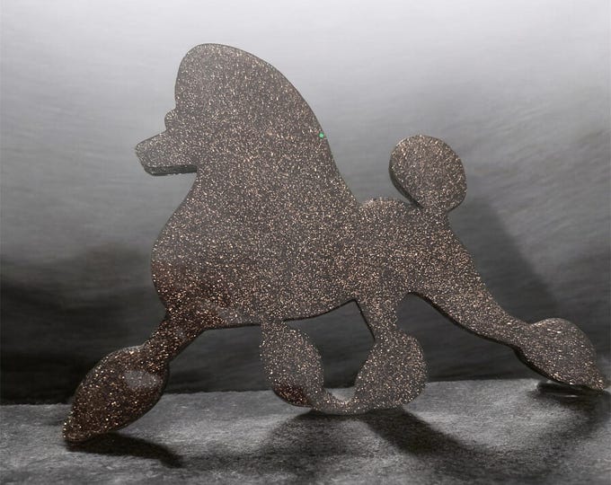 Moving Poodle 6" Magnet