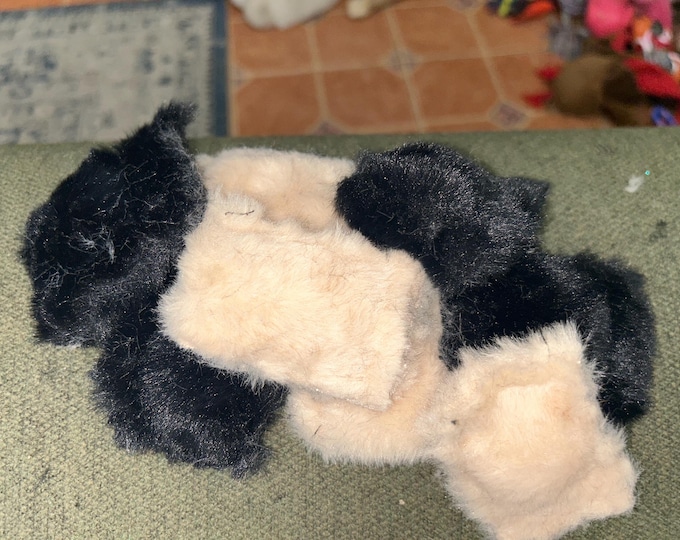 Faux Fur Dog Show Pocket Squeaky
