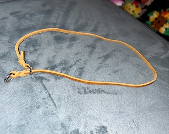 Thin Leather Dog Show Collar