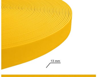 Sunflower Yellow 1/2" Biothane/Waterproof Webbing Dog Leads and Collars