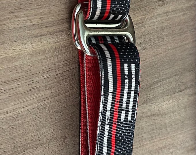 Thin Red Line Martingale Collar