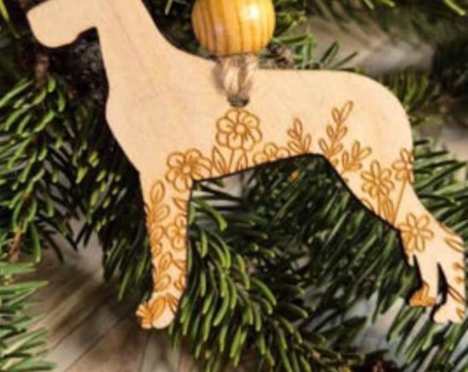 Great Dane Wooden Ornament