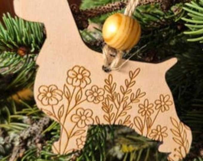 English Springer Spaniel Wooden Ornament