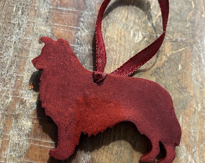Border Collie Ornament
