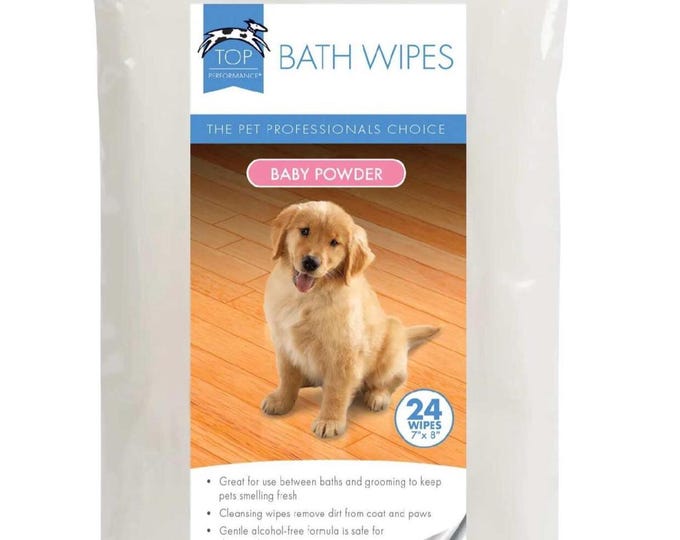Dog Bath Wipes - 24 count