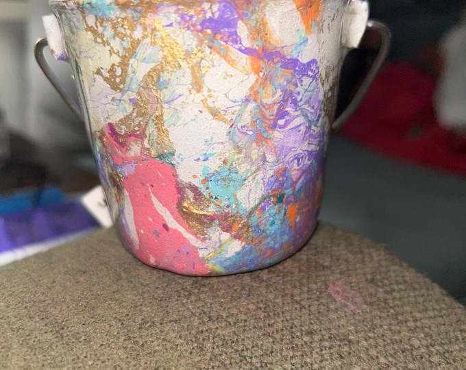 1/2 Pint Stainless Steel Epoxy Coated Bucket