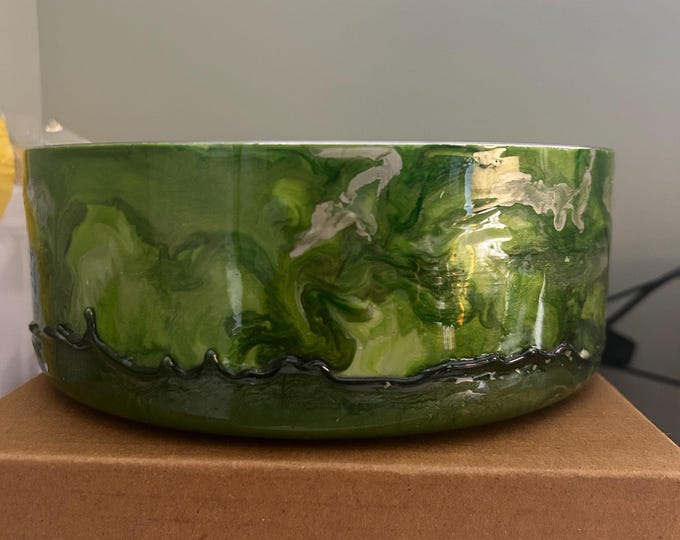 64oz Stainless Steel Double Wall Insulated Dog Bowl