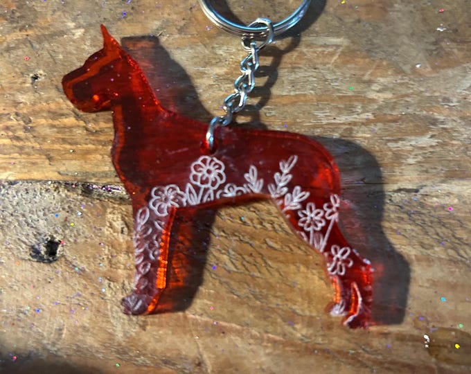 Great Dane Keychain