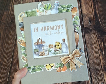 Personalized eco friendly Photo album for nature lover