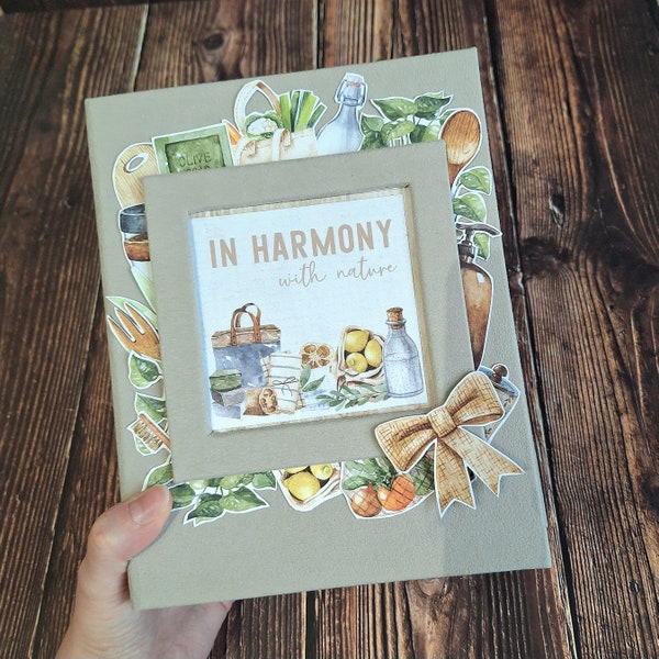 Personalized eco friendly Photo album for nature lover