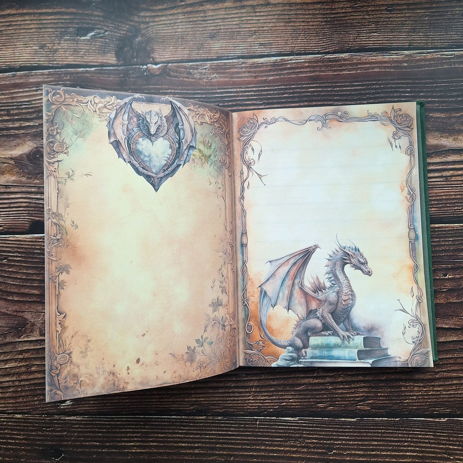 Custom Notebook, Fully Personalized Diary, Dragon Journal - Etsy