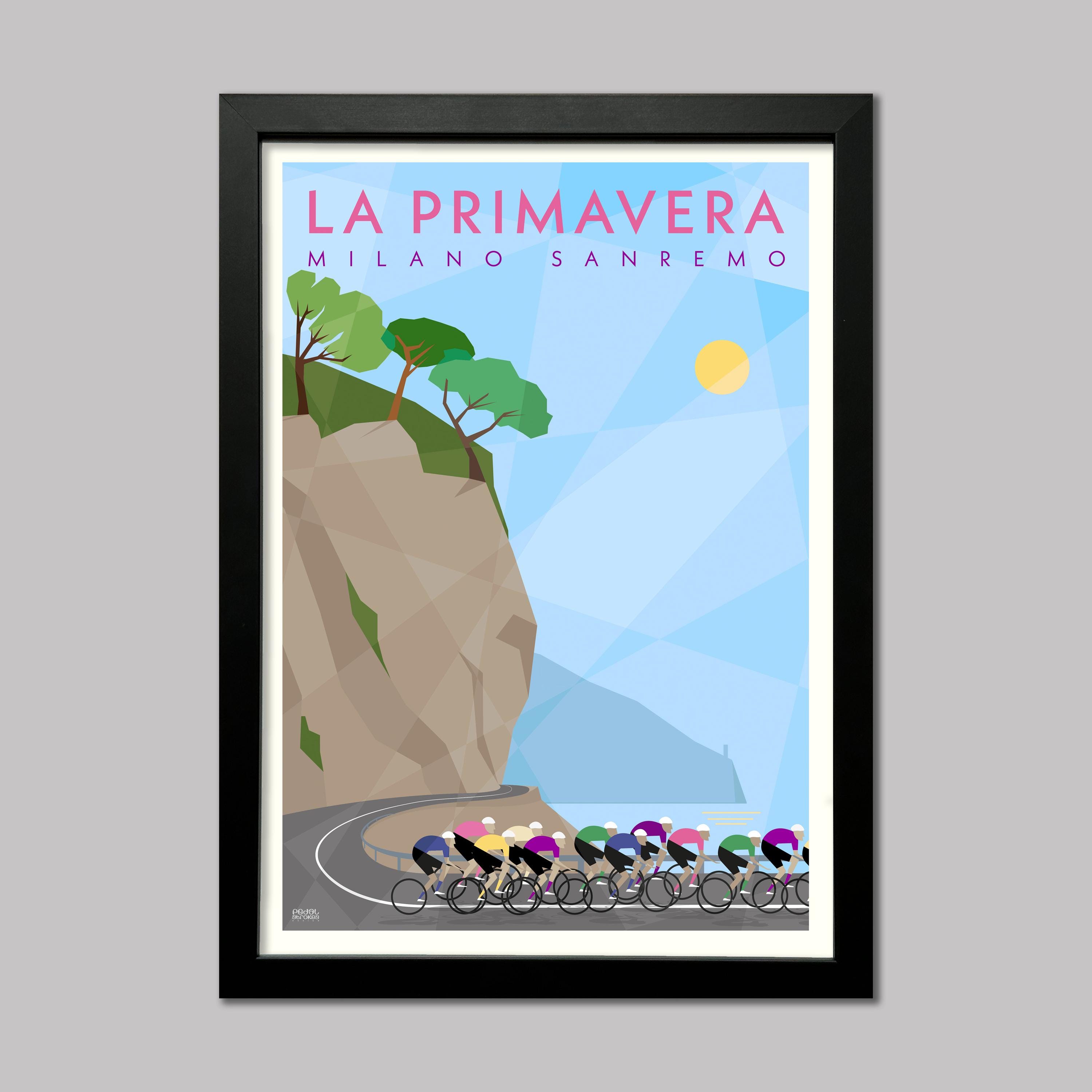 Poster Vintage - Manifeste Publicitaire Milan-Sanremo - Imprimé En Italie - Neuf