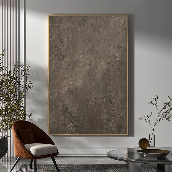 Brown Gray Wall Art Etsy