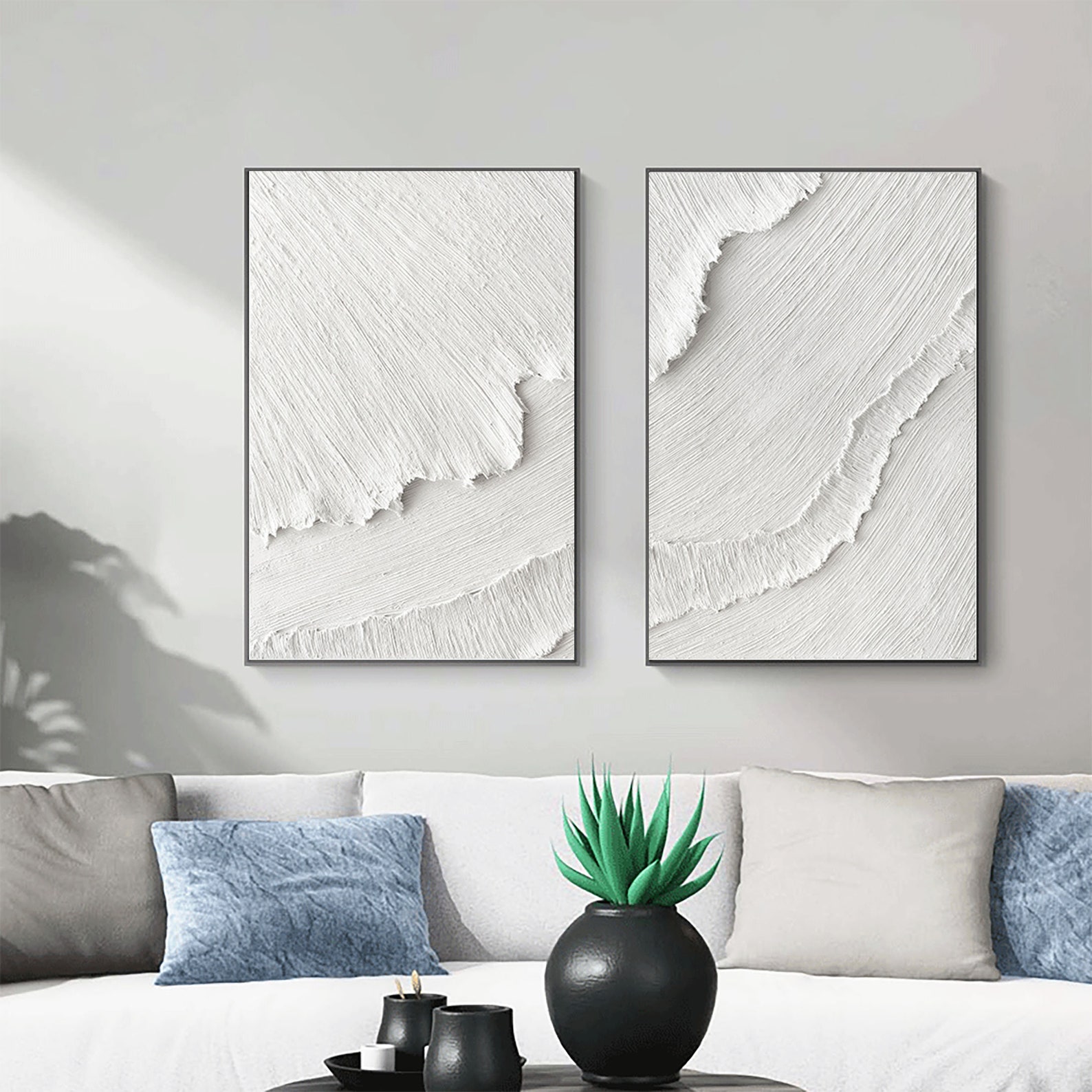 White Textured Art White Abstract Art White 3D Textured Art - Etsy ...