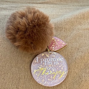 Therapy I promise keychain