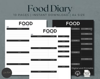 Food Tracker | Calorie Tracker | Mood Tracker | Fitness Tracker | Water Tracker | Health Tracker | Step Tracker | Wellness Tracker | Workout