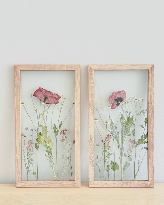Custom Floral Picture Frame Custom Dried Flower Frame Pressed