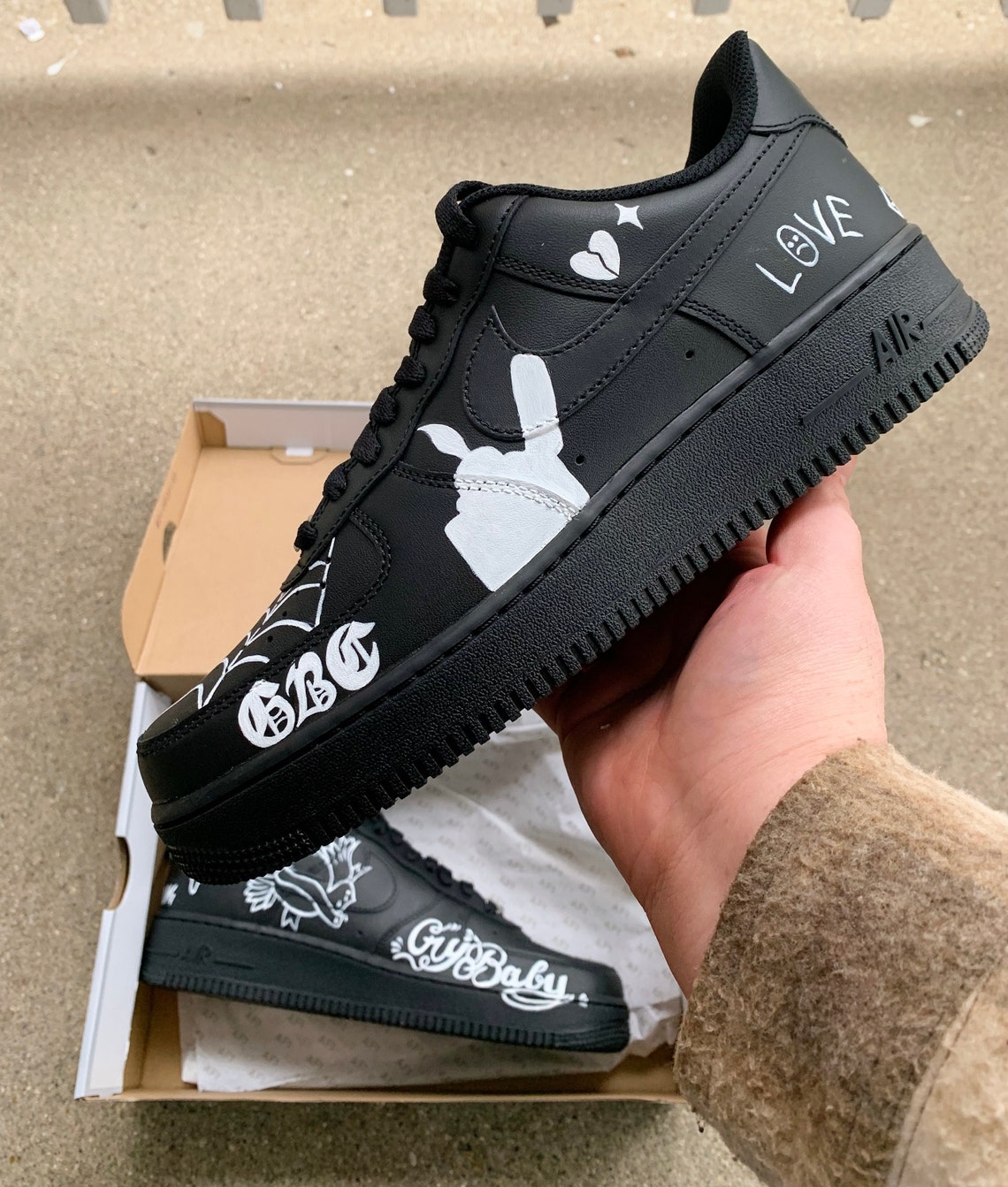 lil peep airforces