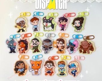 dispatch character keychains