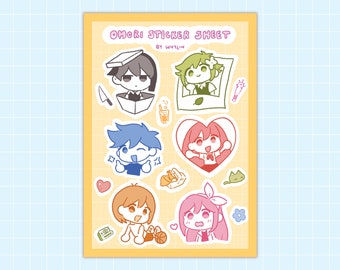 omori sticker sheet