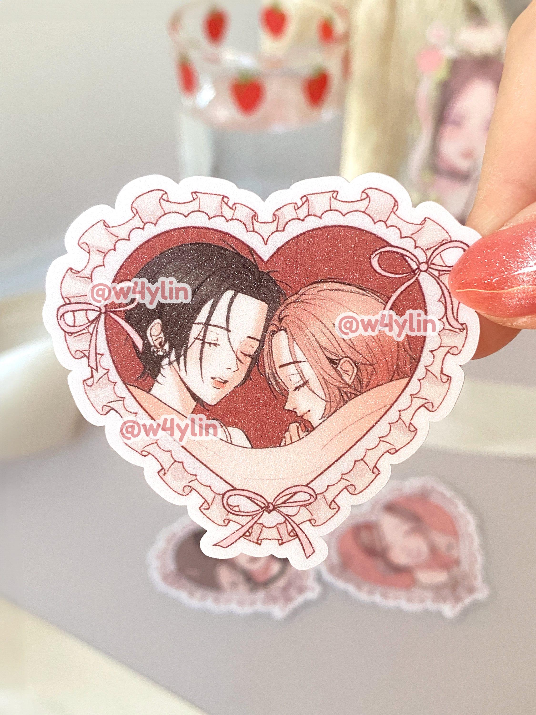 Nana + Hachi Glittery Stickers - Etsy