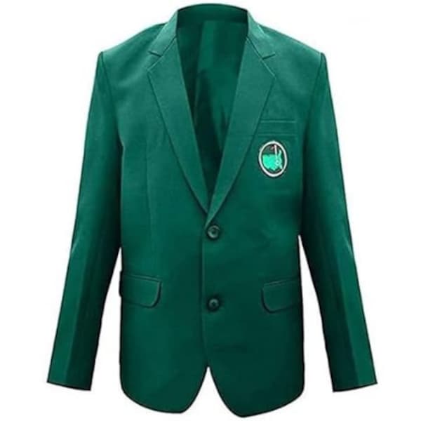 Mens Master Golf Tournament Green Blazer Coat Jacket | Green Sport Coat | Green Golf Blazer | Master Green Jacket