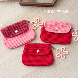 Tarjetero de crochet hecho a mano, funda para Airpods, tarjetero tejido a mano, monedero, llavero, llavero hecho a mano.