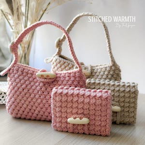 Bolso de mano hecho a mano, cartera de crochet, tarjetero de crochet, monedero de punto, tarjetero artesanal, monedero plegable, cartera para mujer