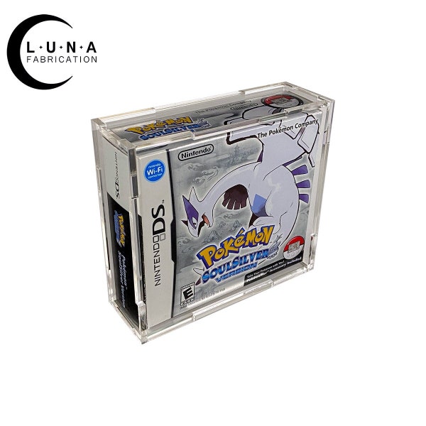 Acrylic display case for Pokemon Heartgold/Soulsilver Box