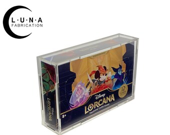 lorcana booster box protector Acrylic Display Case Hype Gamer Gear you can be sure your boxes will stay safe Disney Lorcana Booster Box Acrylic