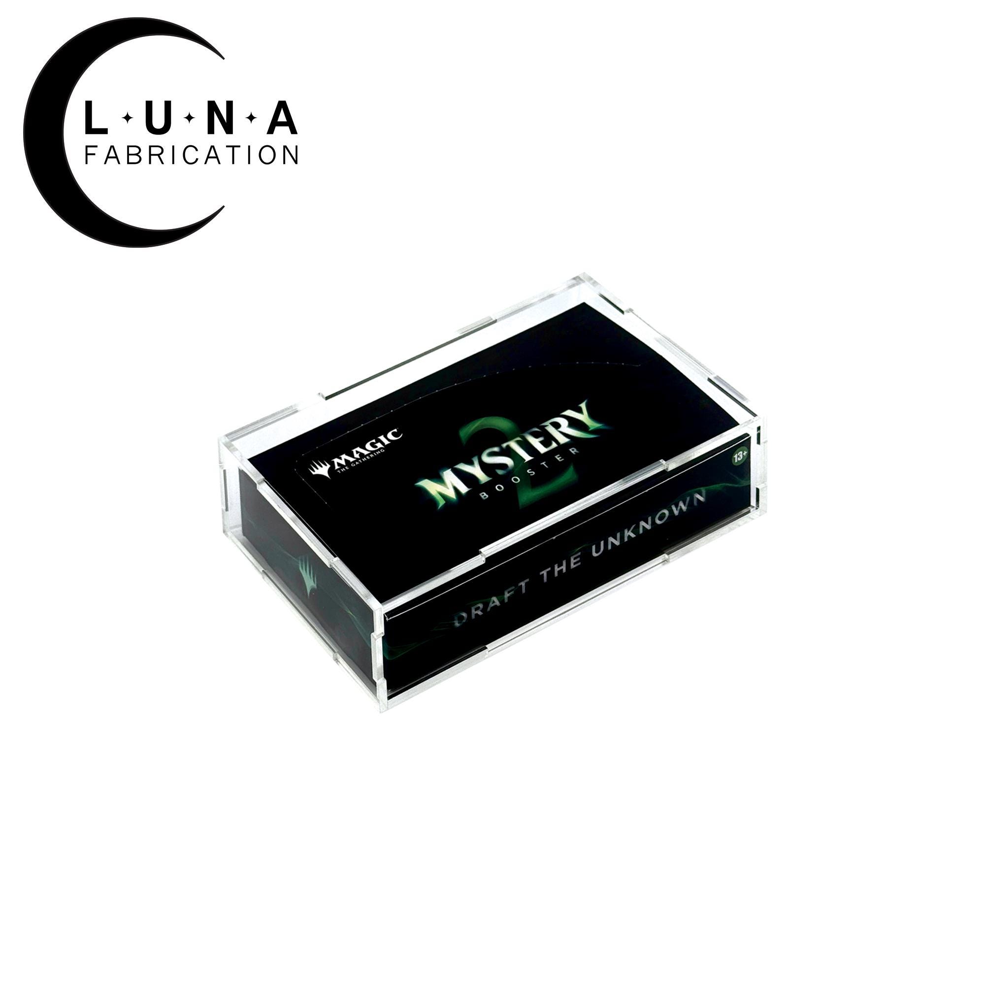 Acrylic Display Case for MTG Mystery Booster Inside Box  Luna Fabrication