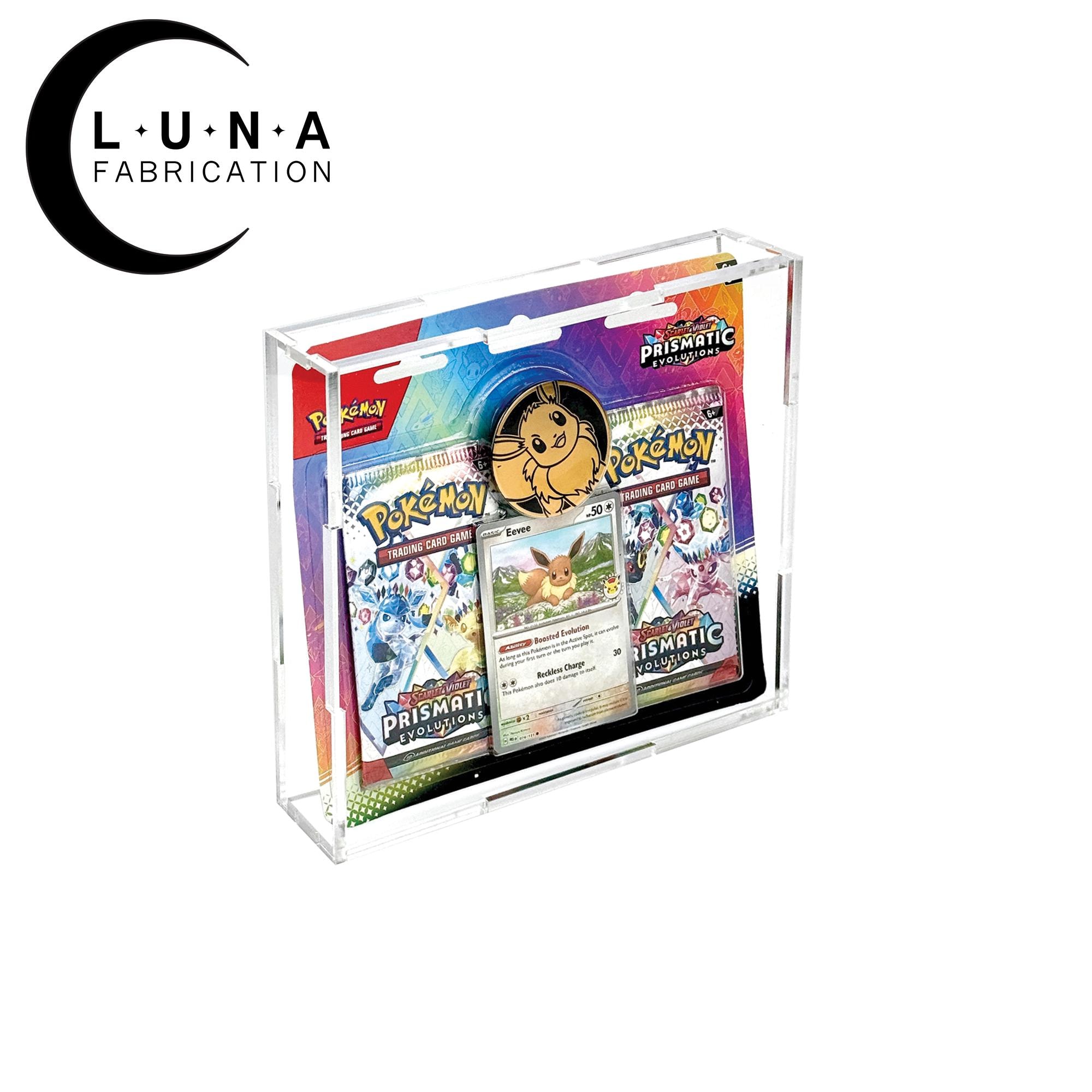 Acrylic Display Case for Pokemon Prismatic Evolutions Double Pack Blister -  Etsy
