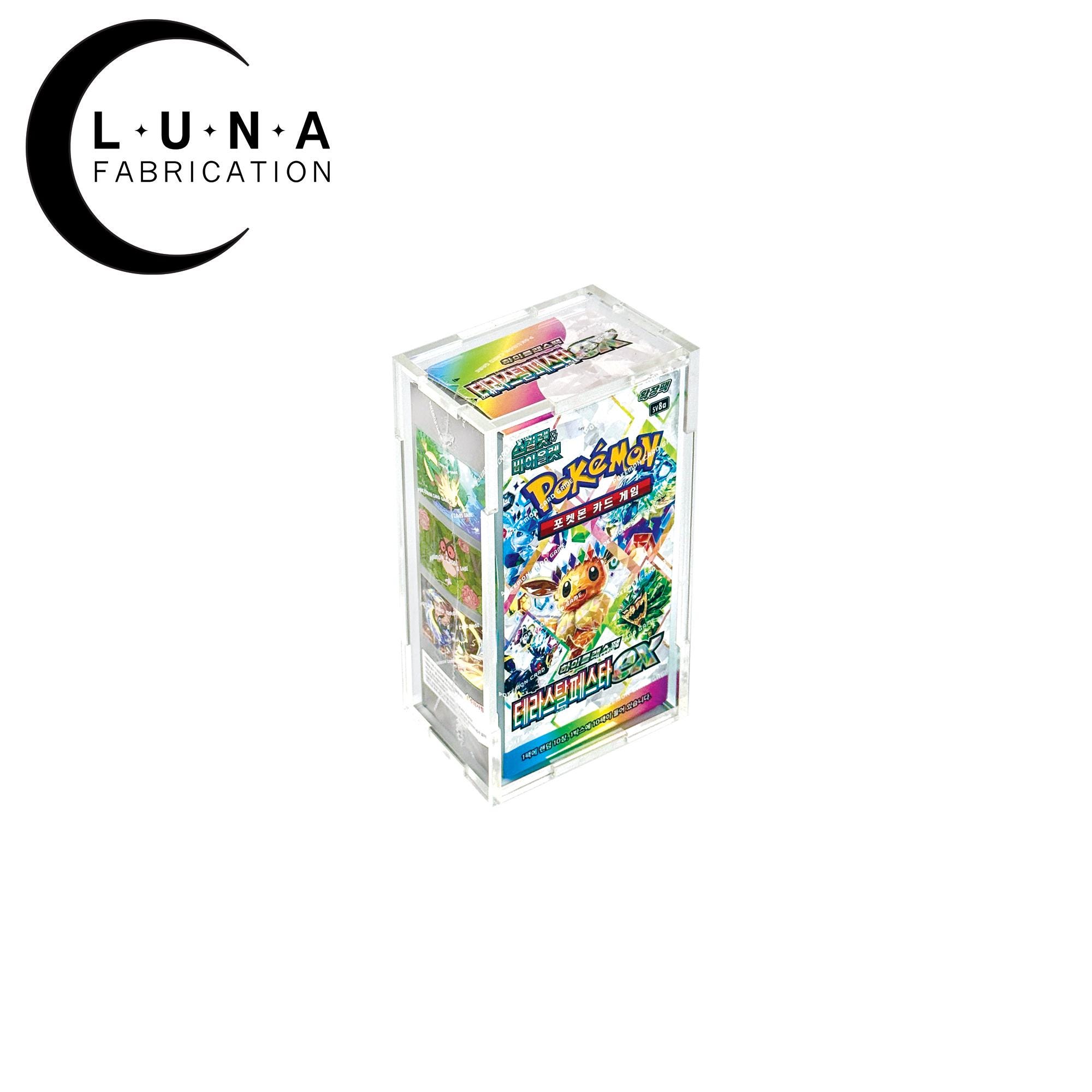 Acrylic Display Case for Korean Pokemon Terastal Festival Booster