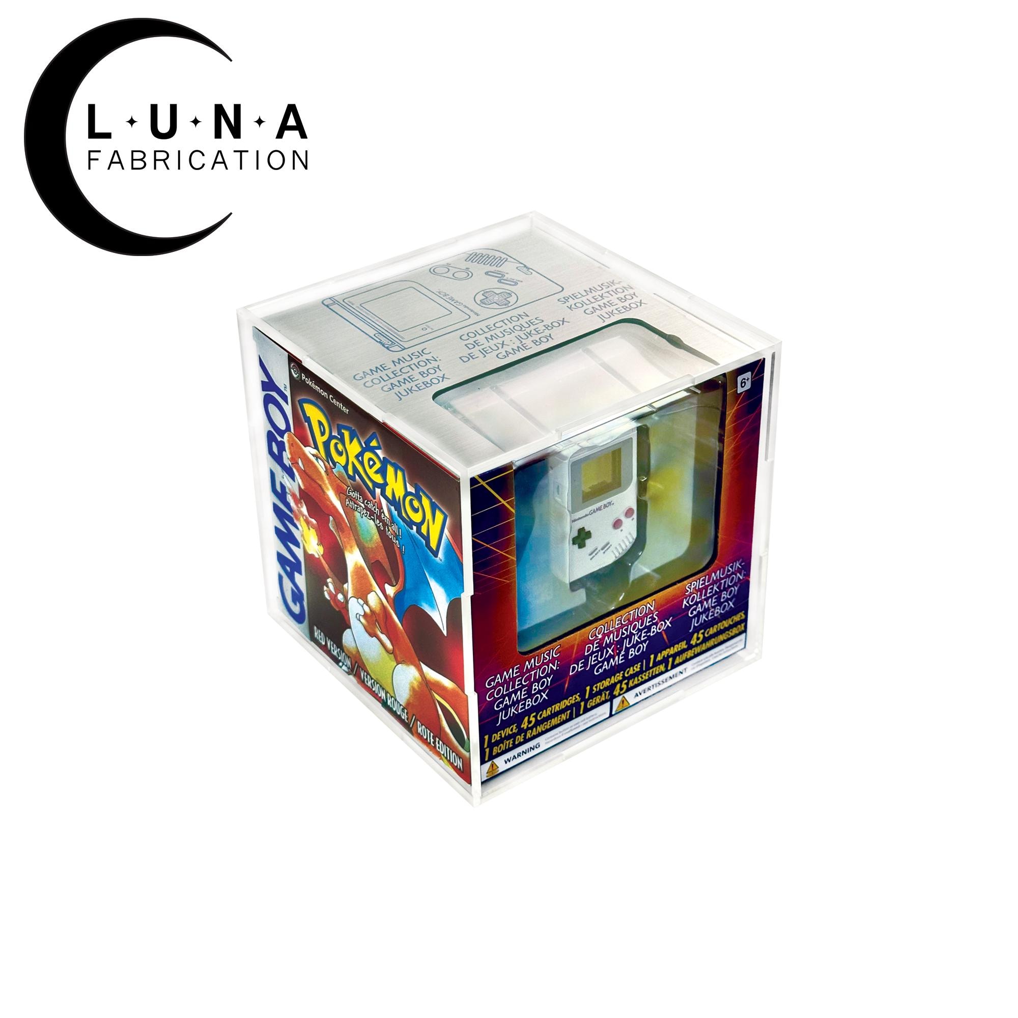 Acrylic Display Case for Pokemon Red & Blue Game Music Collection