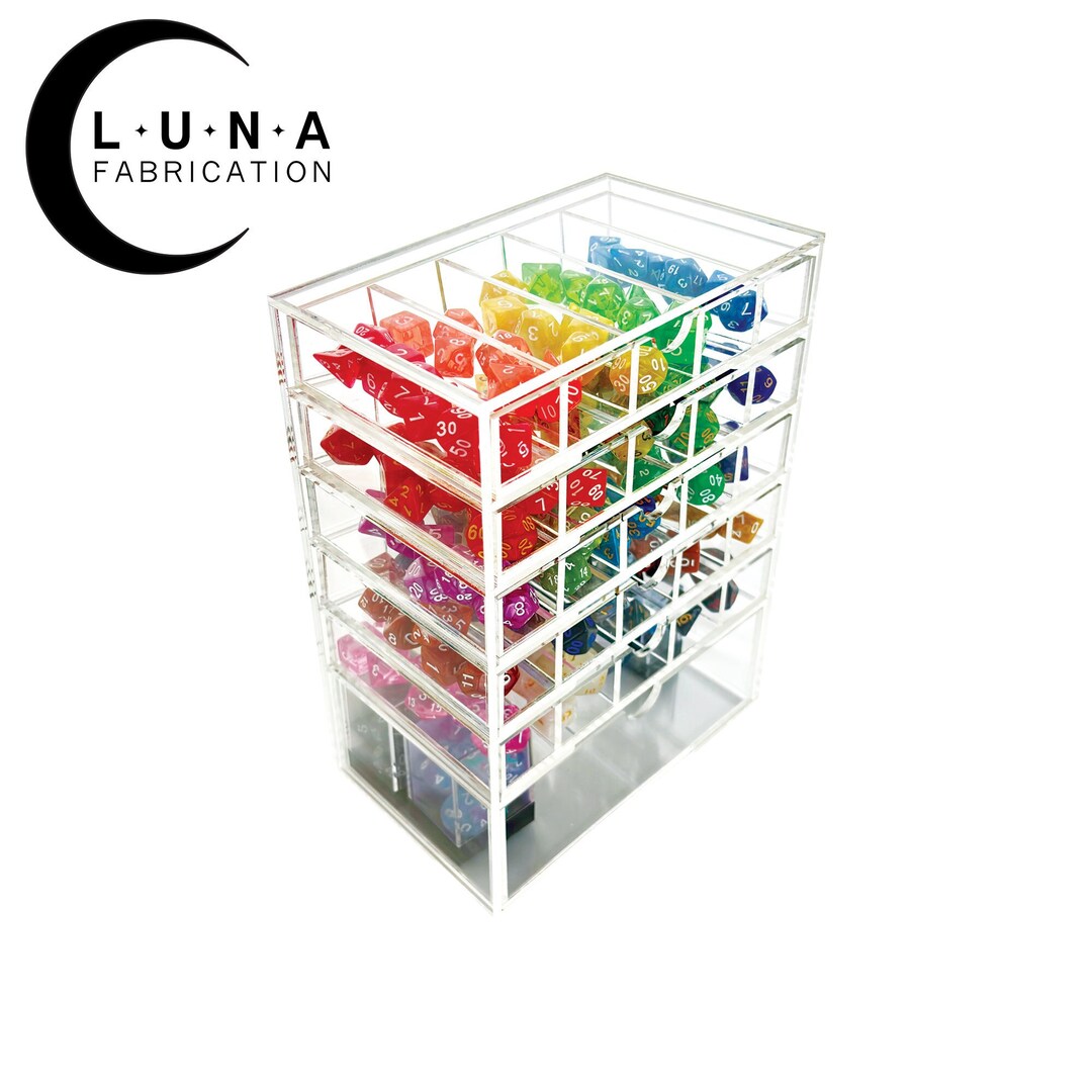 Acrylic Dice Drawer/dice Holder Etsy