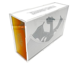 Acrylic Display Case for Sword & Shield Charizard UPC Fabricated in the USA