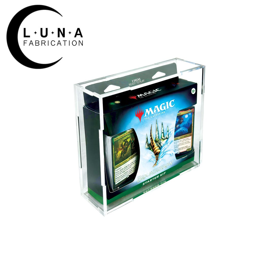 Magic Set Case Acrylic Display Case for MTG Two Player Starter Kit - Etsy
