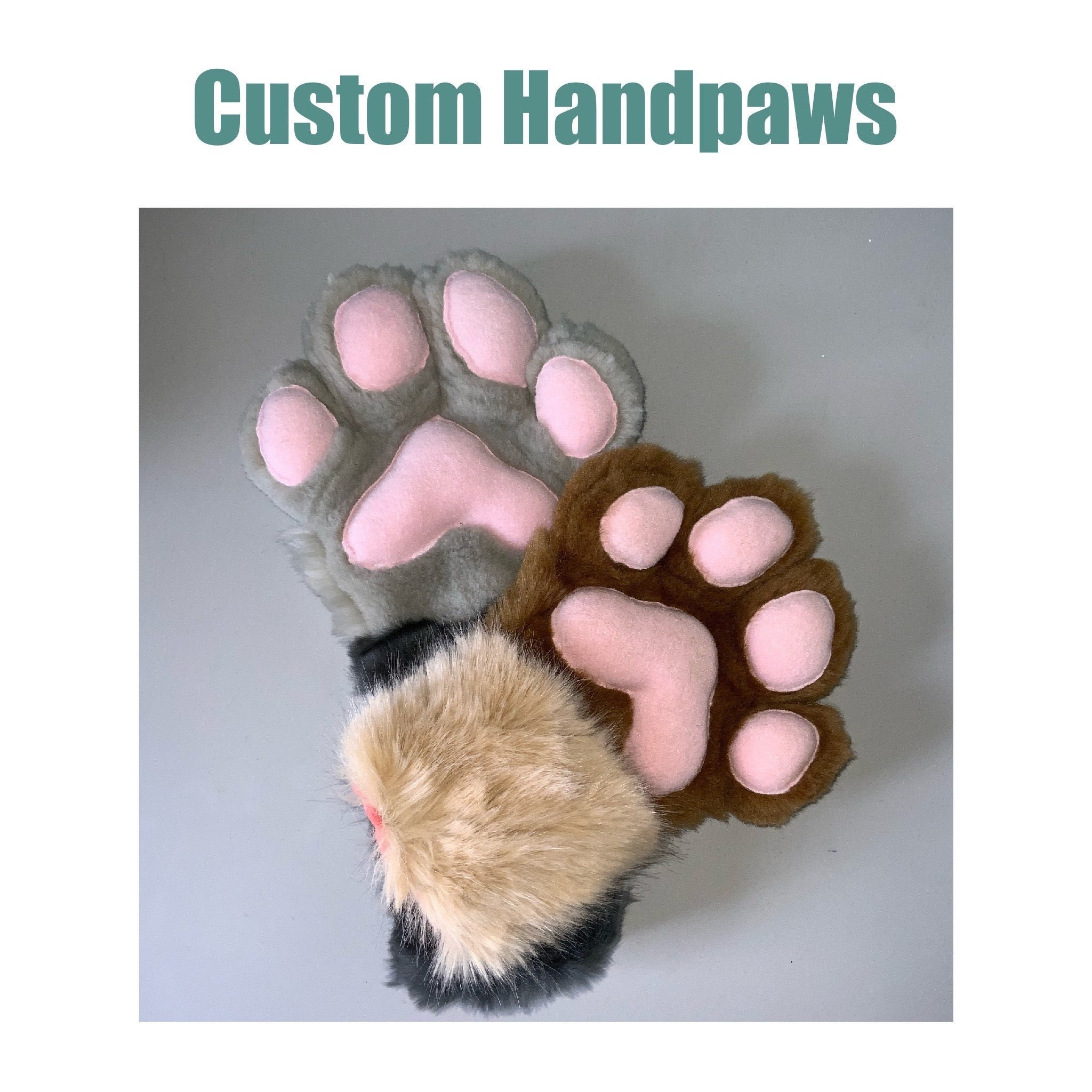 Custom Fursuit Hand Paws Puffy Paws Etsy