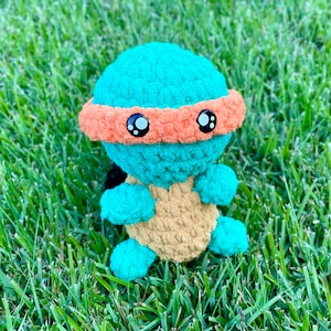 Ninja Turtle Babies - PDF Crochet Pattern - Beginner Friendly - Full Color PDF