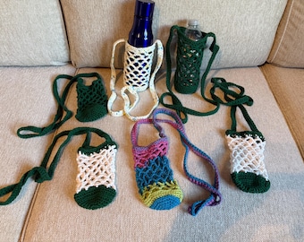Crocheted Bottle Sling
