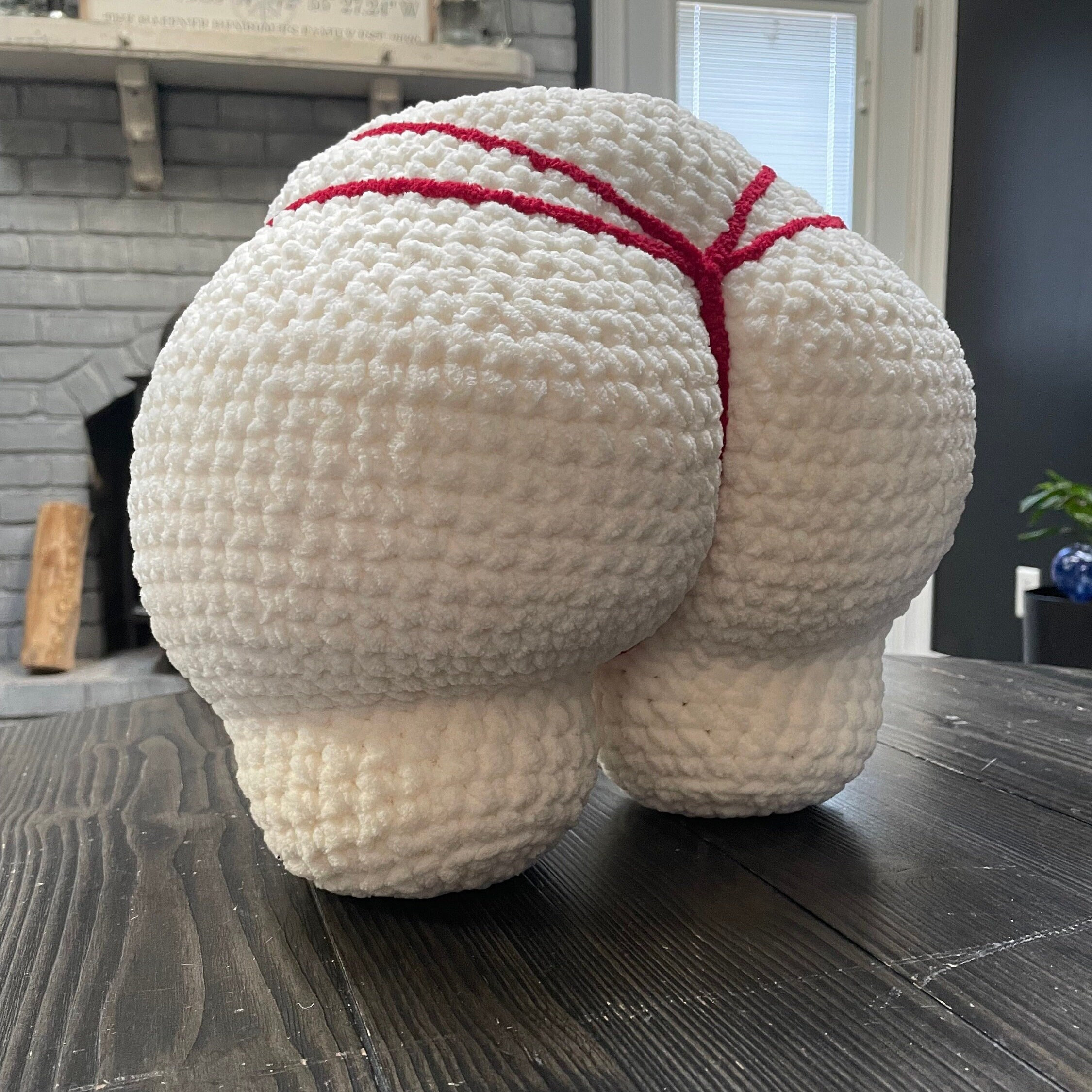 Custom Booty Pillow, ass in red thong, Crochet Booty Pillow, - Inspire  Uplift