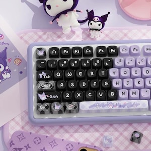 120 Keys Kurami MOA Keycap Set Anime-Themed Mechanical Keyboard Accessories