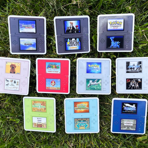 Nintendo DS Lite - Video Game Stickers *WAVE 1*