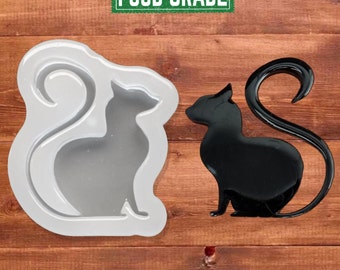 Schattige kattenmal, kattenhanger sleutelhanger mal voor harsgieten, katten siliconen mal voor knutselen, maak schattige hars sleutelhangers en harshangers