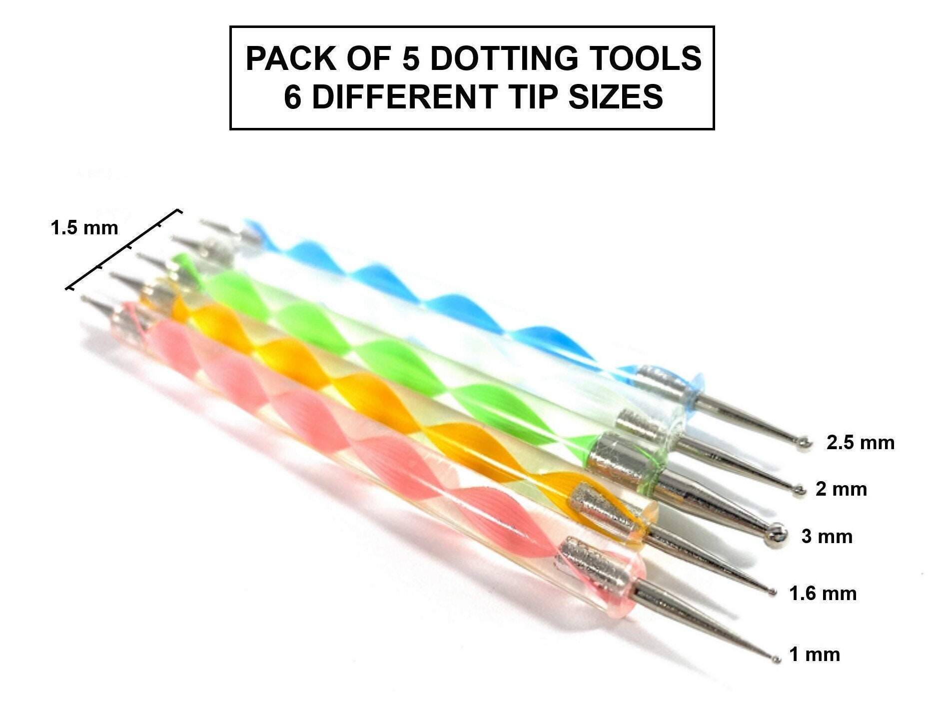 Dotting Tools Set, Double-sided Dotting Pen, Nail Art Dotting Tools, Dotting  Tools Mandala, Two Ways Dotting Pen Set, Manicure Tools Kit 