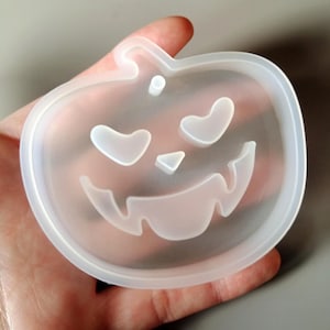 Cute halloween pumpkin silicone mould for resin casting, silicone mold pumpkin for epoxy resin, pumpkin silicone mold for resin clay crafts