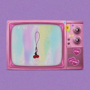 Cherry phone charm | Phone Charm | keychain | keycharm | cherry shaped phone jewelry.