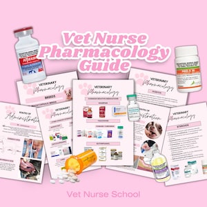 Guide de pharmacologie pour infirmière vétérinaire à l'intention des étudiants en soins infirmiers vétérinaires
